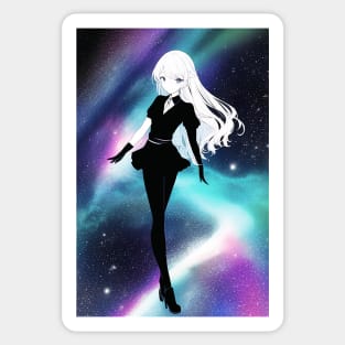 Galaxy Gal Sticker